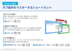 タブ操作をマスターするショートカット