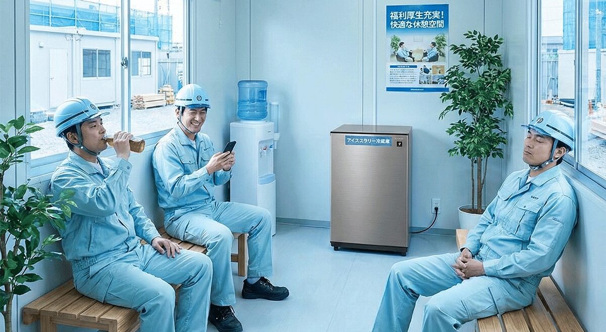 現場休憩所の環境改善と福利厚生